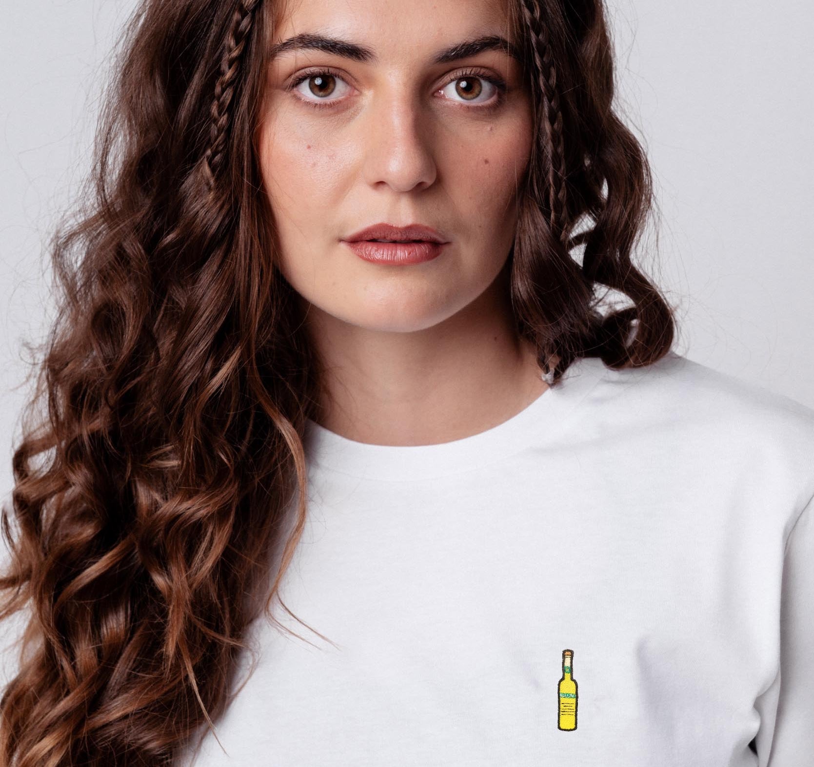 Pallini Limoncello | Besticktes Bio Baumwoll Unisex T-Shirt