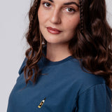 Kirschwasser | Besticktes Bio Baumwoll Unisex T-Shirt