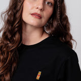 Voelkel Ingwer Shot | Besticktes Bio Baumwoll Unisex T-Shirt