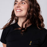Andalö | Besticktes Bio Baumwoll Frauen T-Shirt