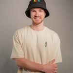 Alaaf schwarz Cord Bucket Hat