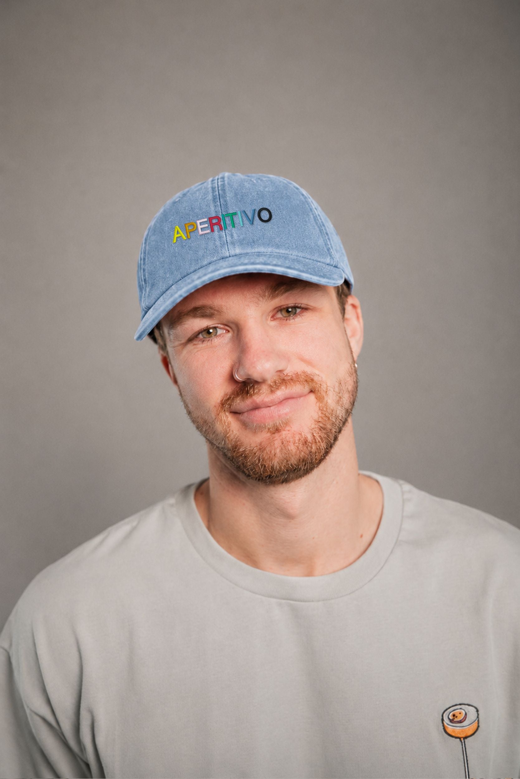 Aperitivo Vintage Light Denim Vintage Cap