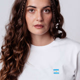 Argentinien | Minimal Flag – Besticktes Bio-Baumwoll Fan Shirt