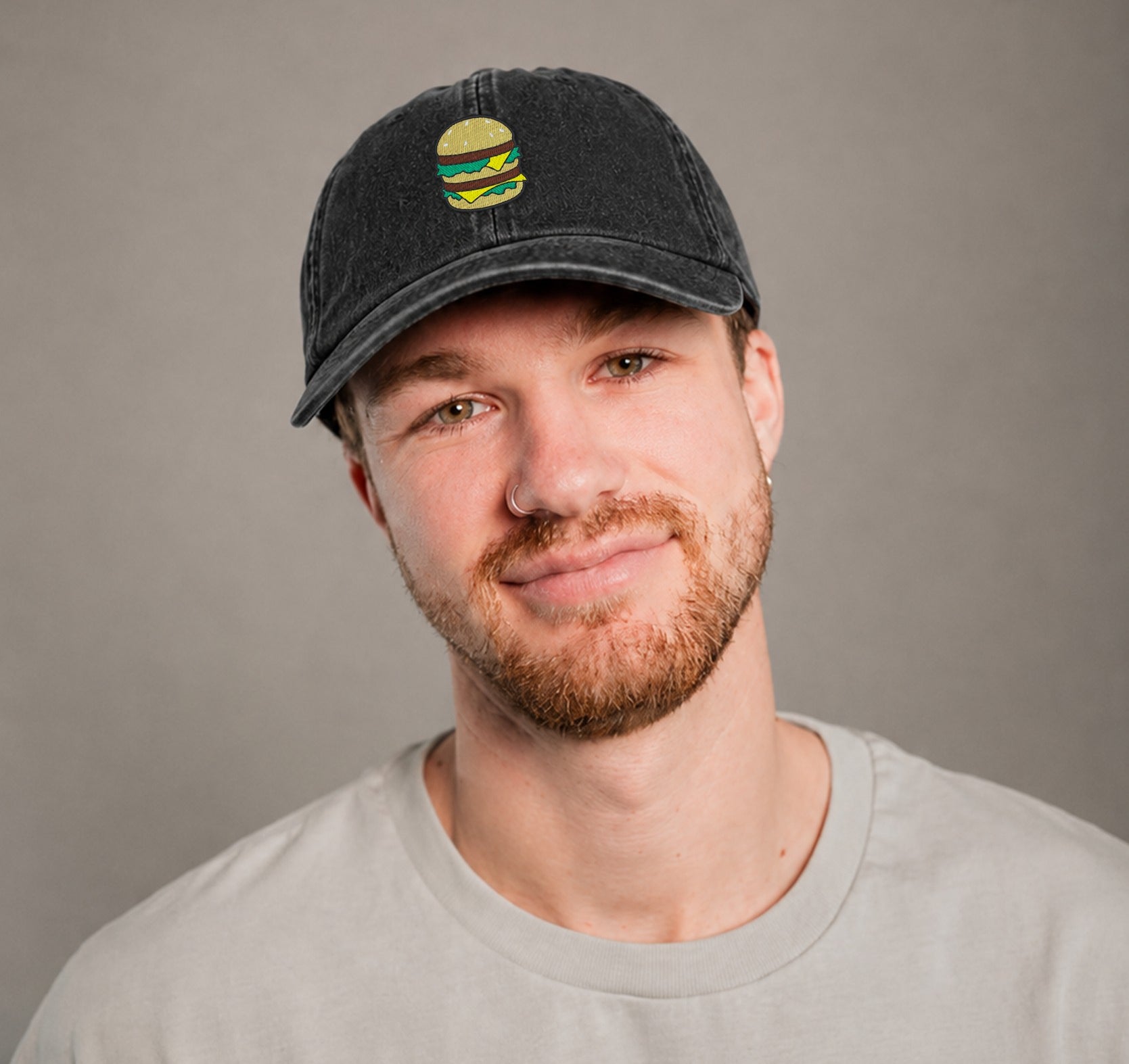 Bigburger Vintage Black Vintage Cap
