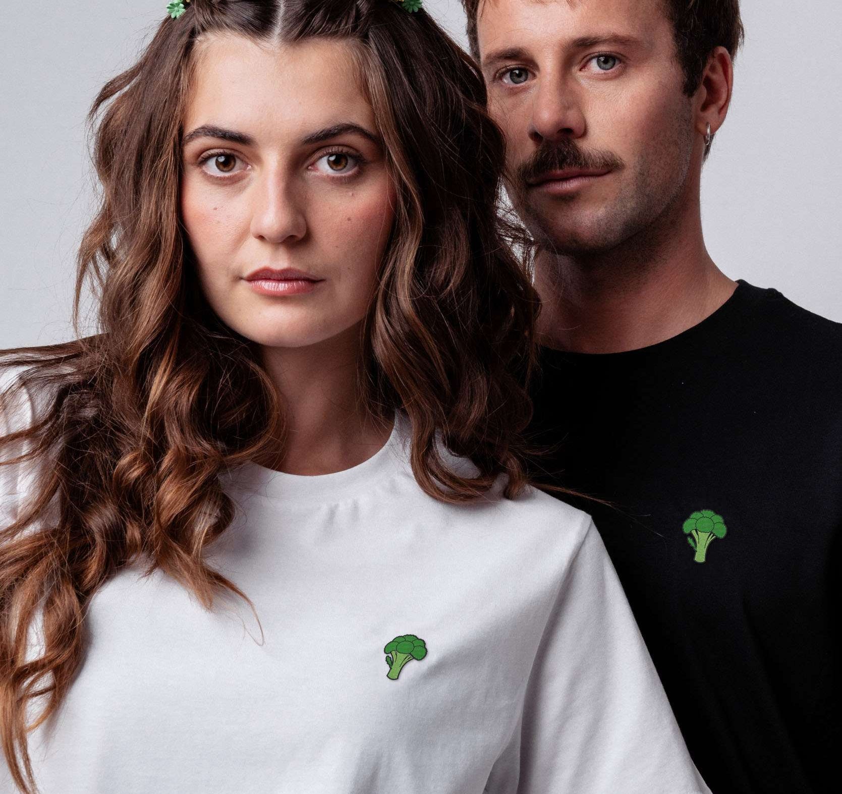 Brokkoli T-Shirt Weiß