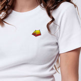 Campingzelt | Besticktes Bio Baumwoll Cropped T-Shirt