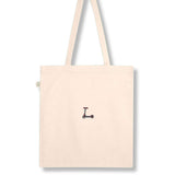Cityroller | Bestickte Bio Baumwoll Tasche