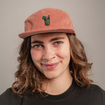 Cuba Libre Quadrat Camper-Cap gruen Cord Camper Cap