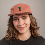 Cuba Libre Quadrat Camper-Cap gruen Cord Camper Cap