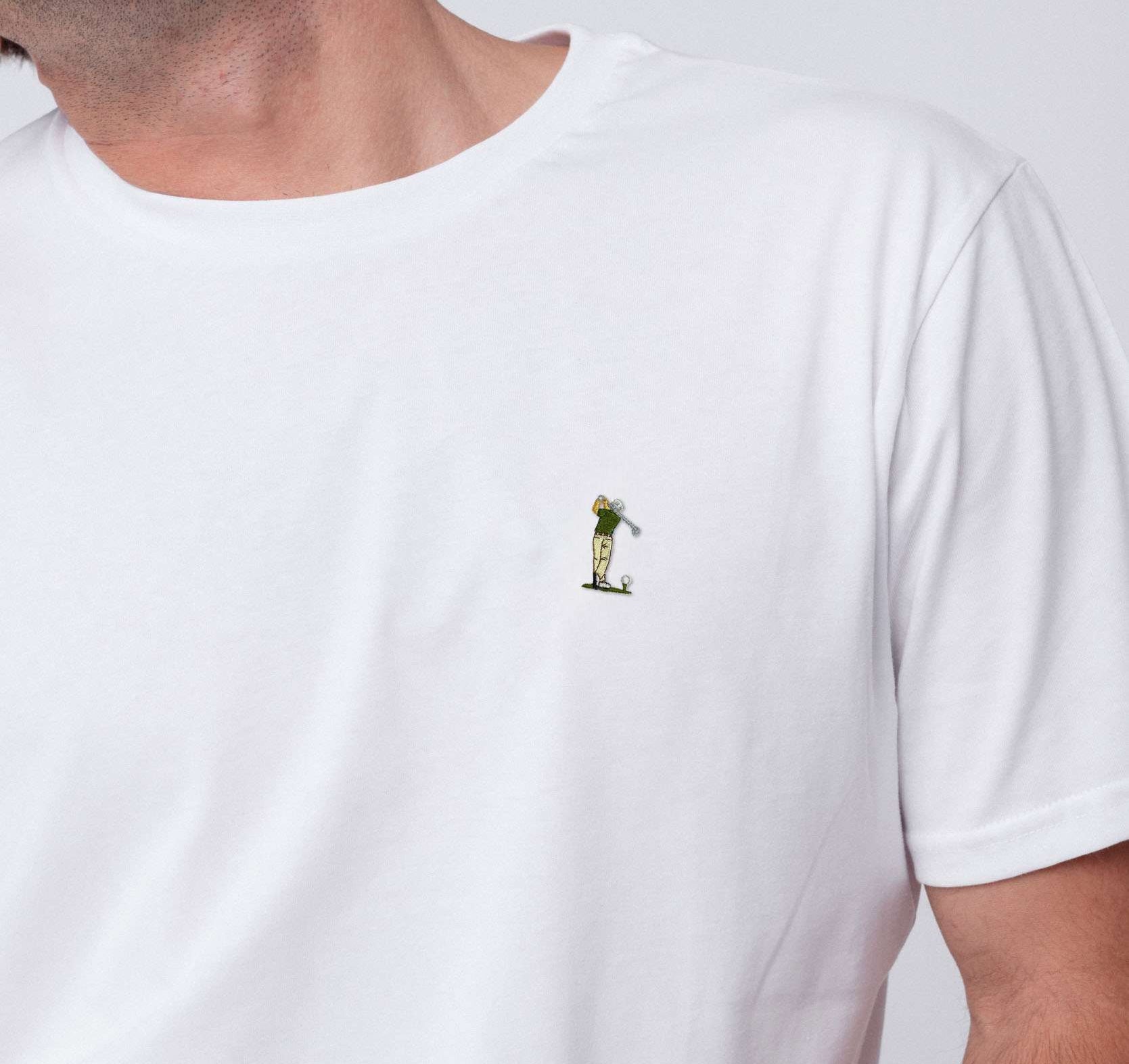 Golf Guy | Besticktes Bio Baumwoll Unisex T-Shirt