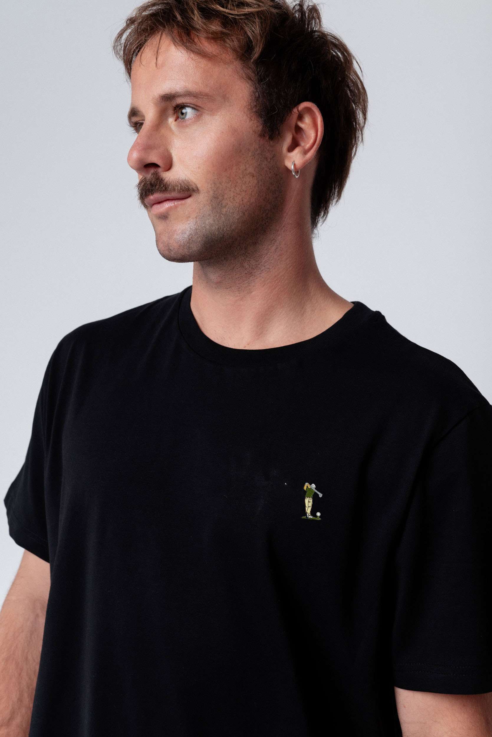 Golf Guy | Besticktes Bio Baumwoll Unisex T-Shirt
