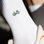 Gravelbike Beige Socken Weiß Ansicht 4