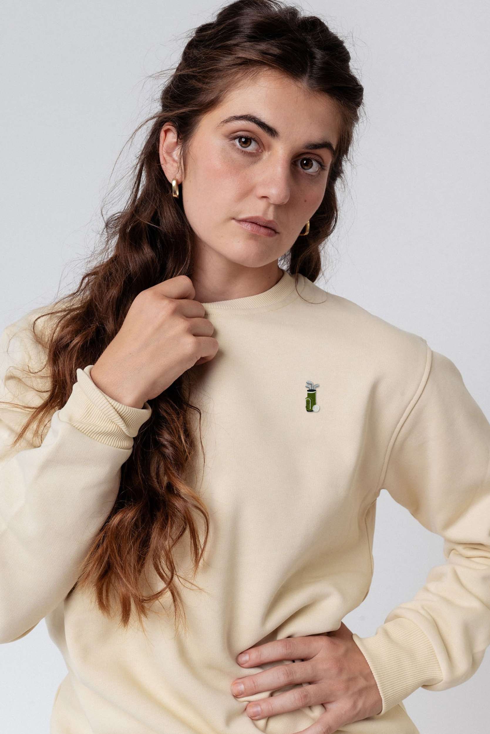 Golfbag | Besticker Bio Baumwoll Unisex Pullover