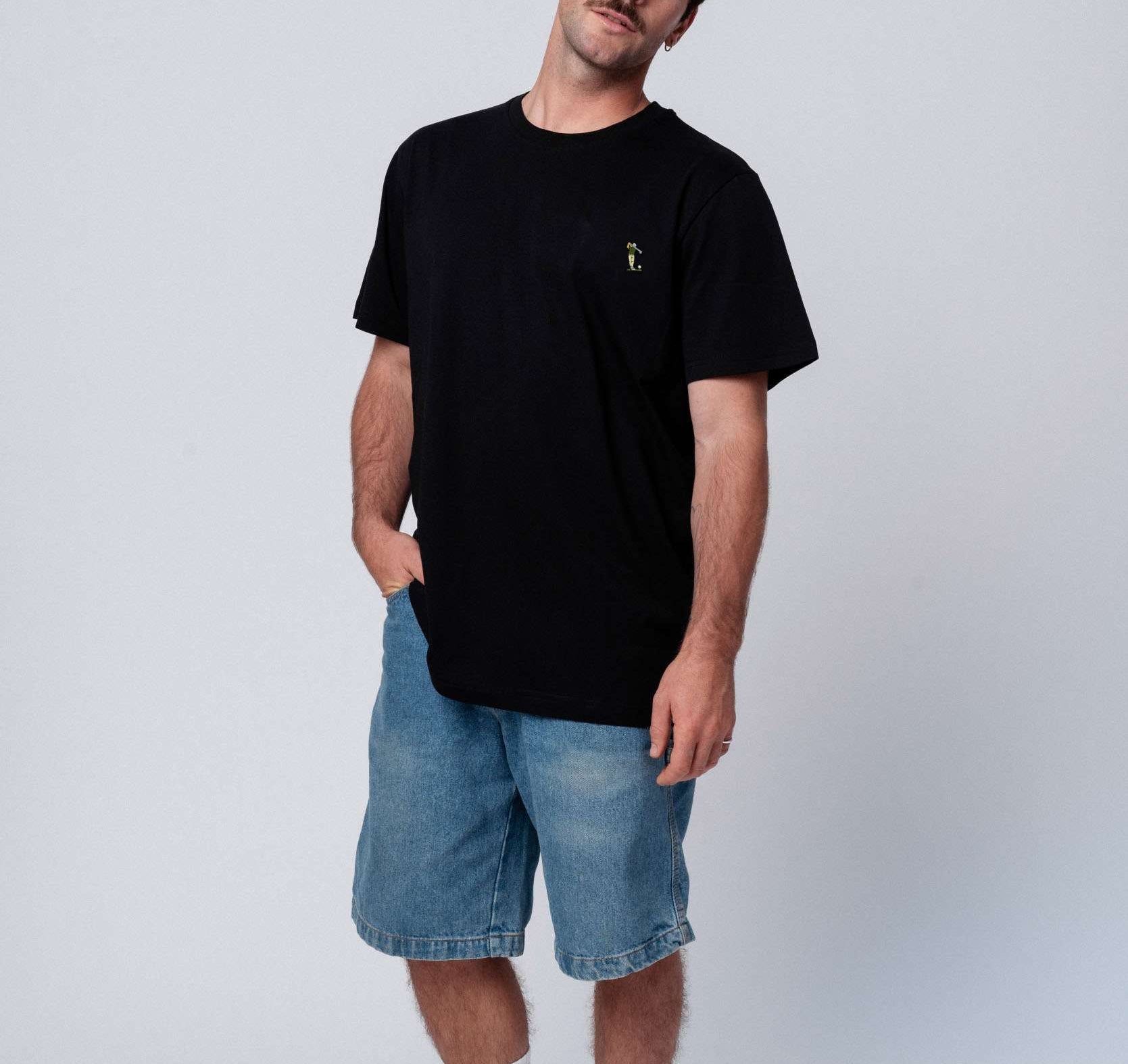 Golf Guy | Besticktes Bio Baumwoll Unisex T-Shirt