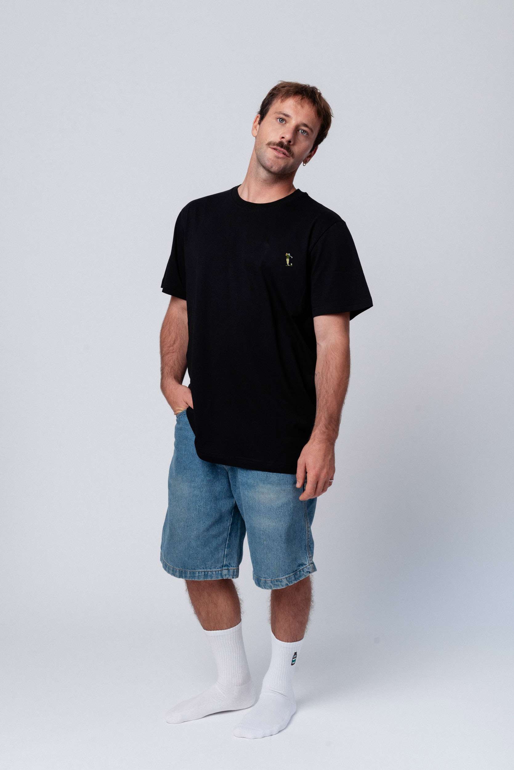 Golf Guy | Besticktes Bio Baumwoll Unisex T-Shirt