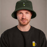 Golfbag Grün Cord Bucket Hat