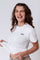 Gravelbike Pink | Besticktes Bio Baumwoll Frauen T-Shirt