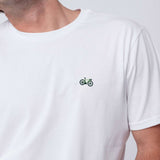 Gravelbike Gruen | Besticktes Bio Baumwoll Unisex T-Shirt