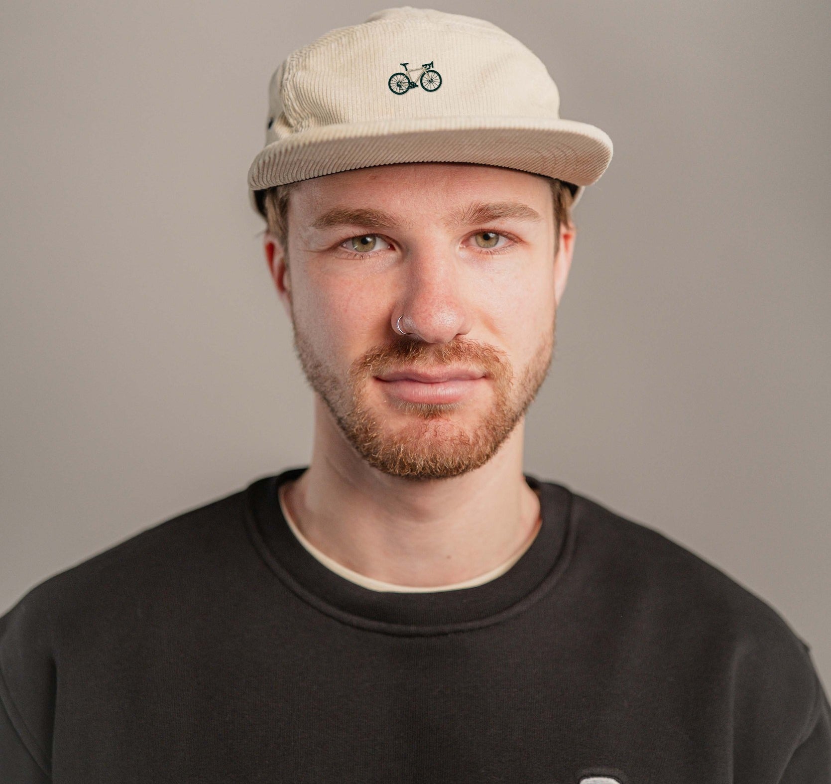 Gravelbike Beige Camper-Cap sand Cord Camper Cap