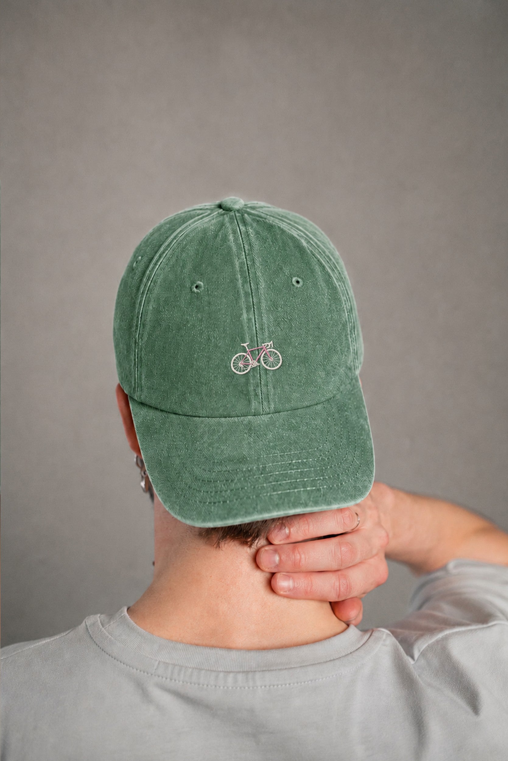 Gravelbike Pink Vintage Cap