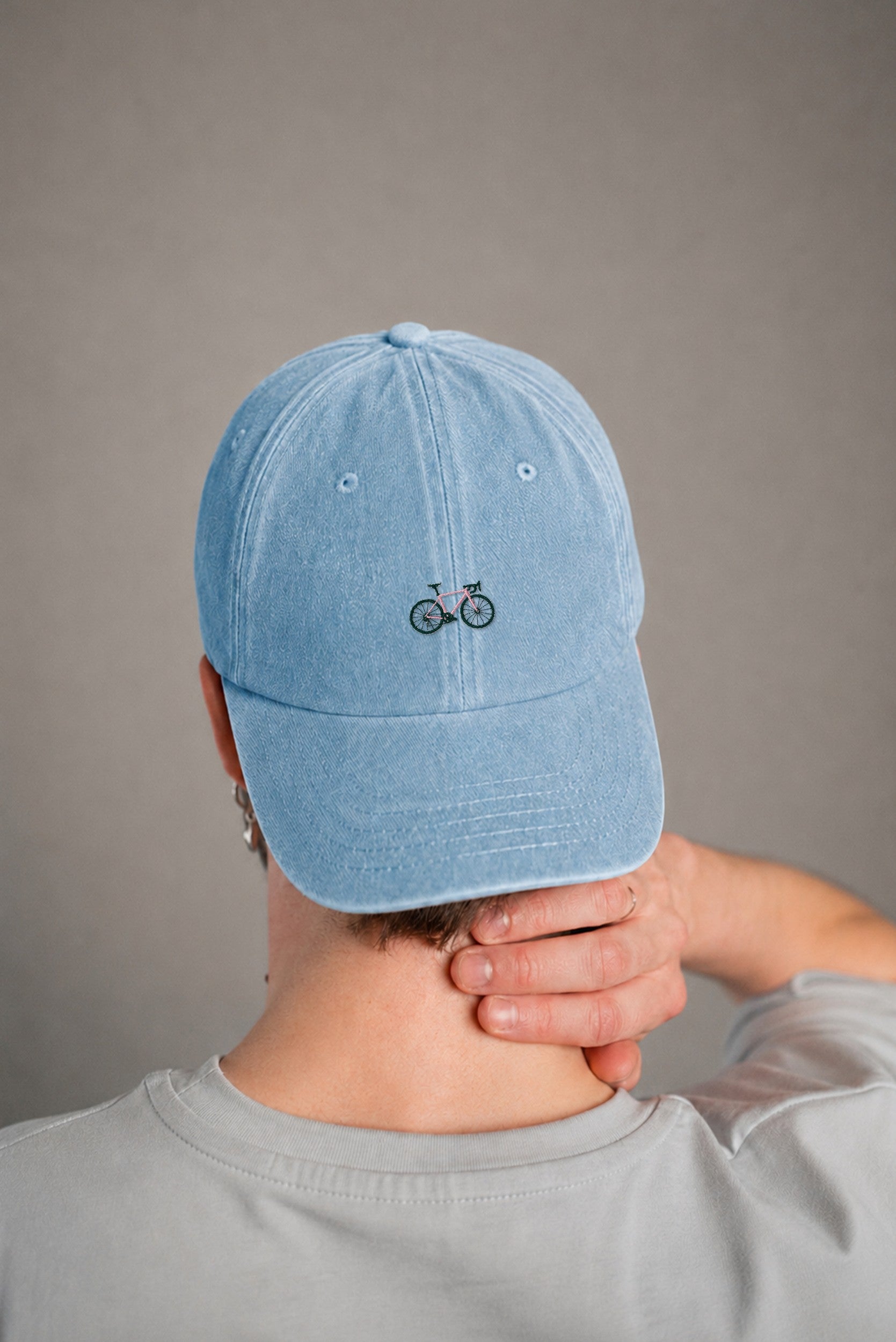 Gravelbike Pink Vintage Cap