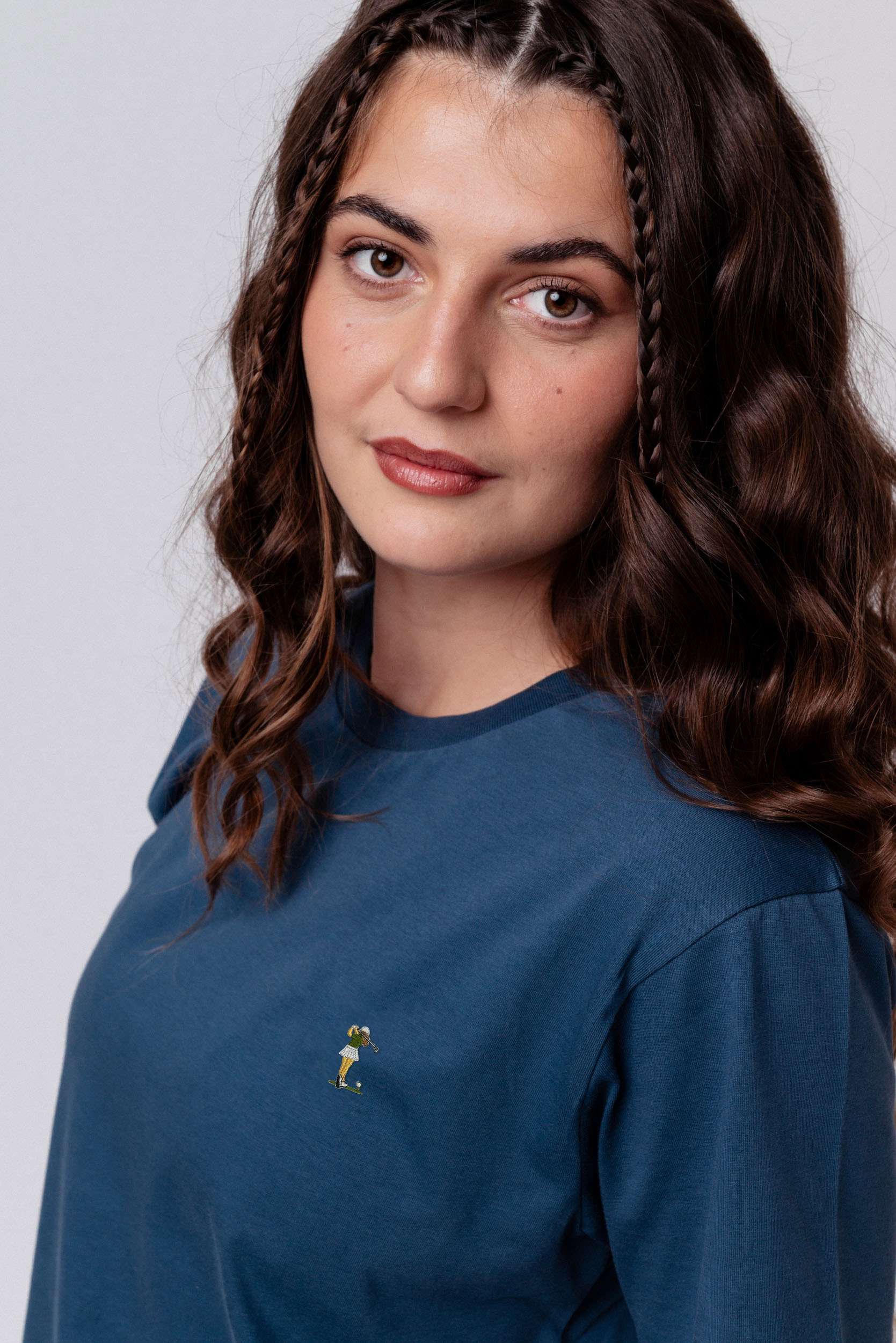 Golf Girl | Besticktes Bio Baumwoll Unisex T-Shirt