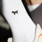 Labrador Braun Socken Weiß Ansicht 4