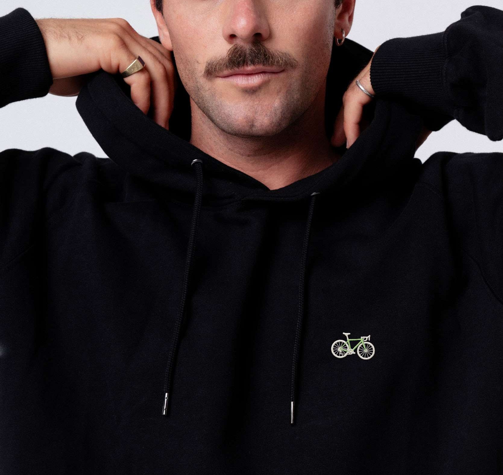 Gravelbike Gruen Hoodie Sand