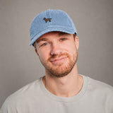 Labrador Braun Vintage Light Denim Vintage Cap