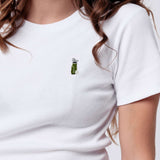 Golfbag | Besticktes Bio Baumwoll Cropped T-Shirt
