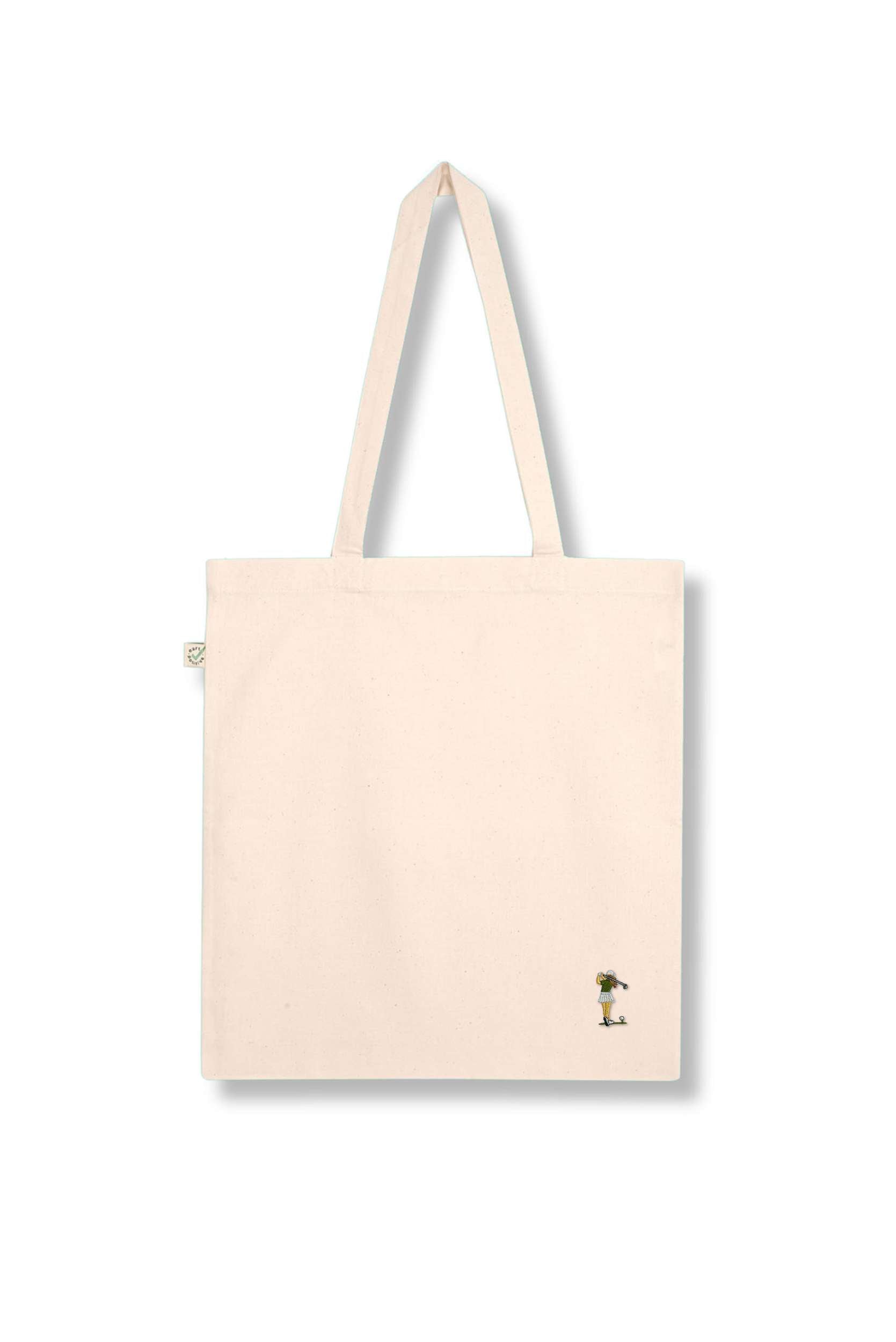 Golf Girl | Bestickte Bio Baumwoll Tasche