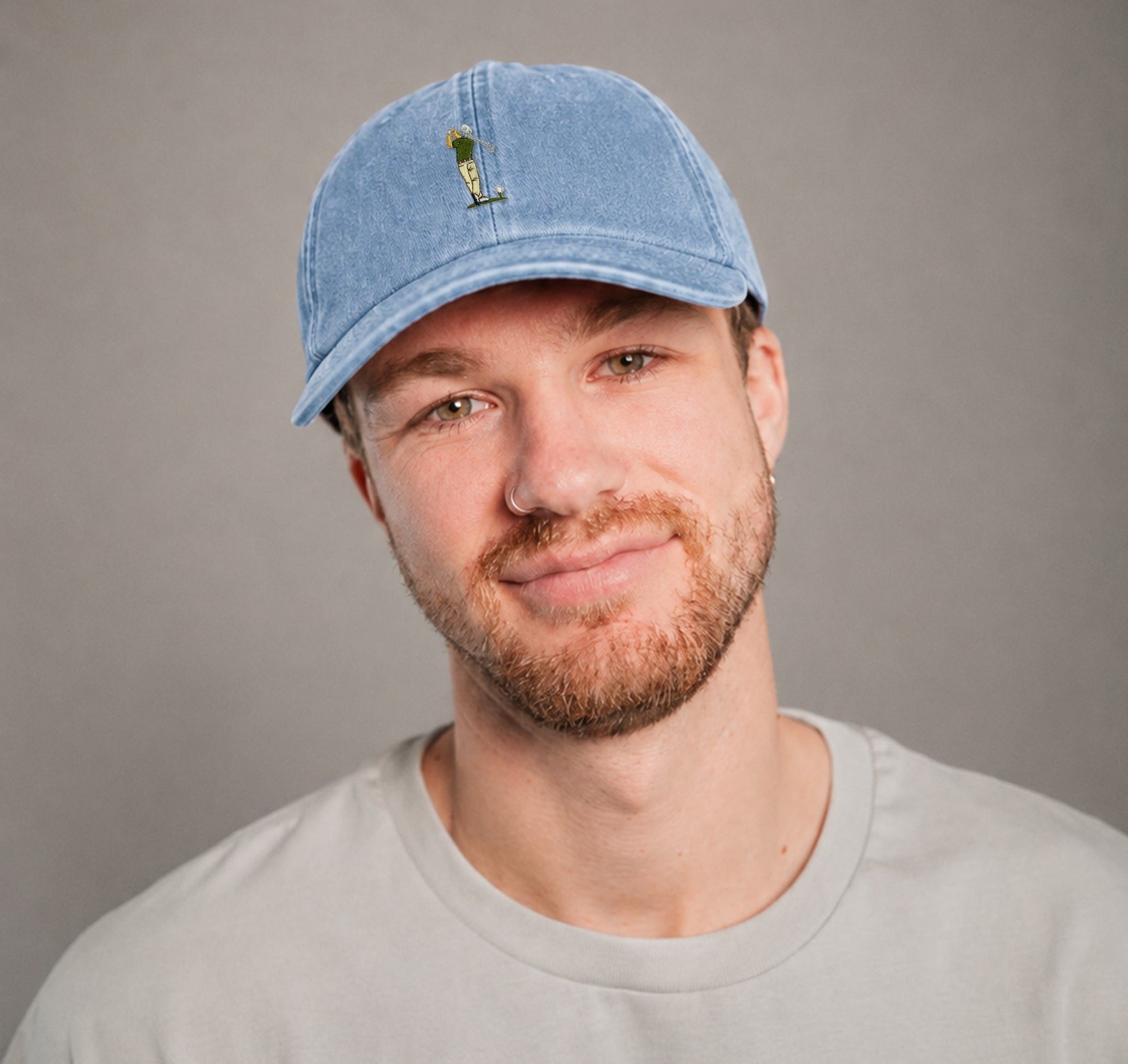 Golf Guy Vintage Light Denim Vintage Cap