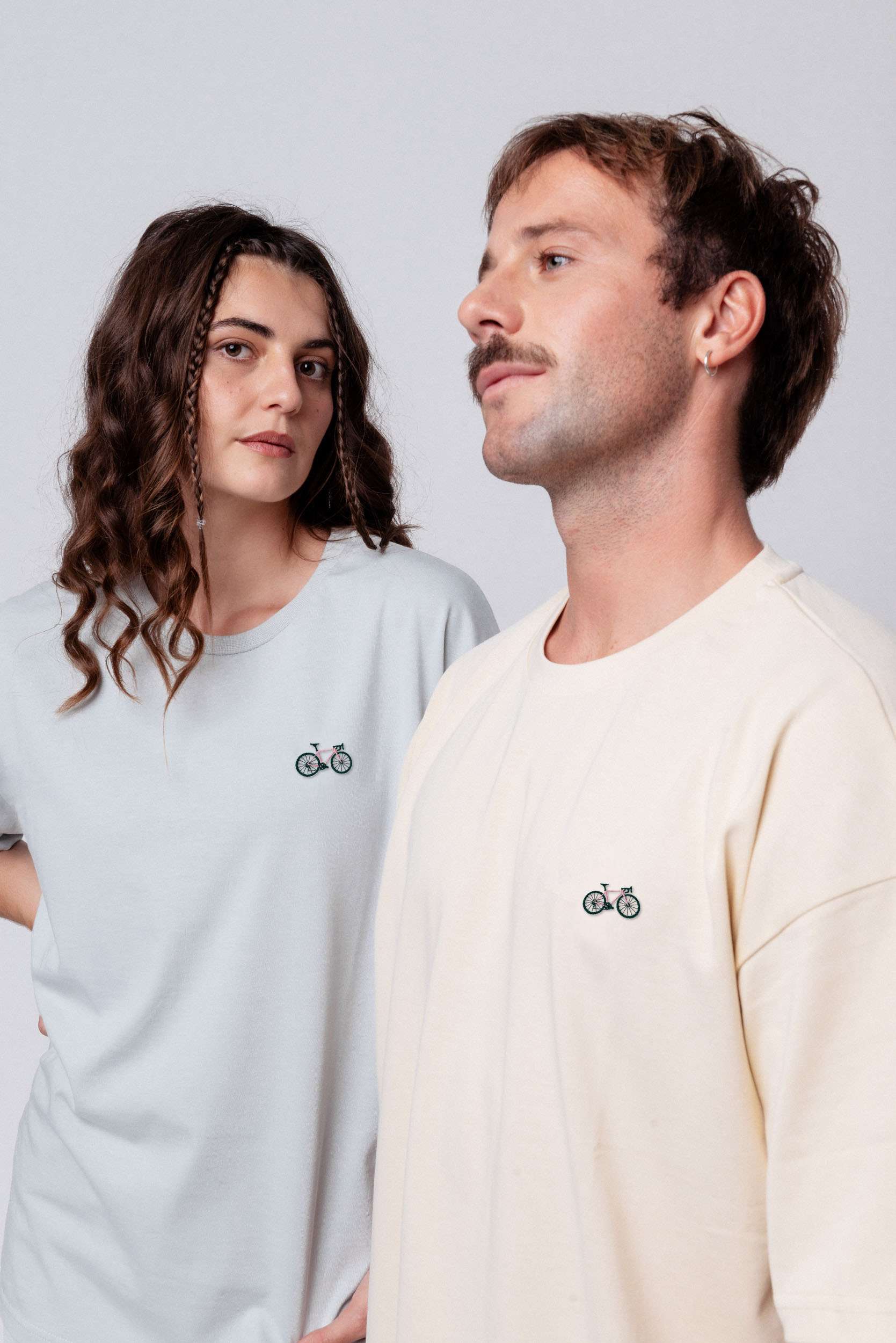 Gravelbike Pink | Heavy Oversized Bio Baumwoll T-Shirt