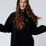 Golf Girl | Bestickter Bio Baumwoll Unisex Hoodie