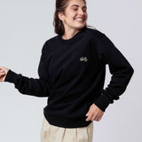 Gravelbike Beige | Besticker Bio Baumwoll Unisex Pullover
