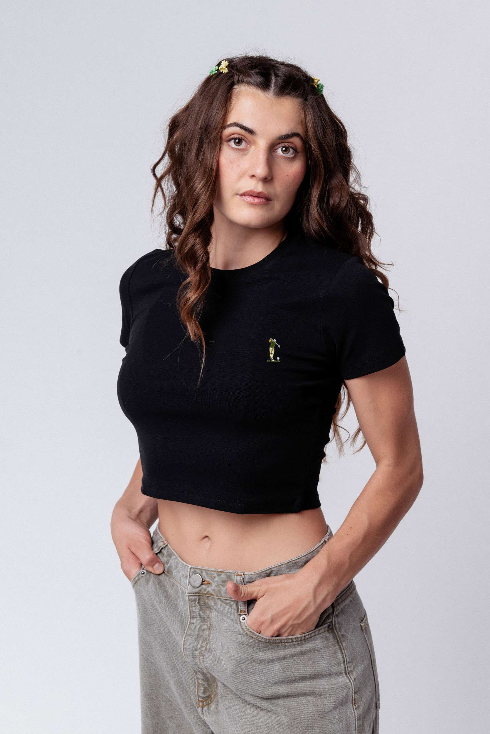 Golf Guy Crop Top Weiß