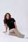 Gravelbike Beige | Besticktes Bio Baumwoll Frauen T-Shirt