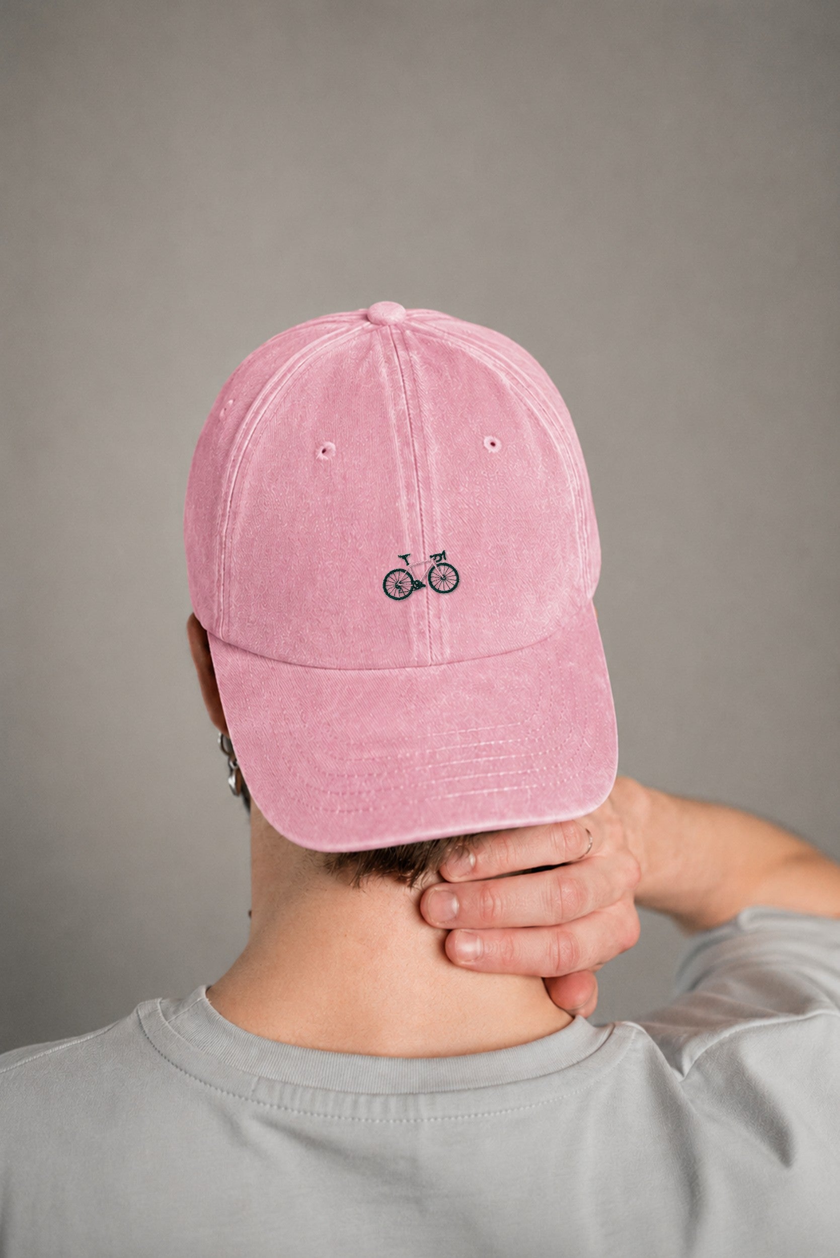 Gravelbike Pink Vintage Cap