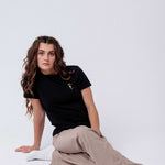 Golf Girl | Besticktes Bio Baumwoll Frauen T-Shirt