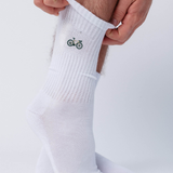 Gravelbike Beige Socken Weiß Ansicht 1