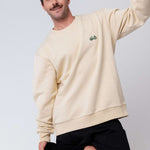 Gravelbike Gruen | Besticker Bio Baumwoll Unisex Pullover
