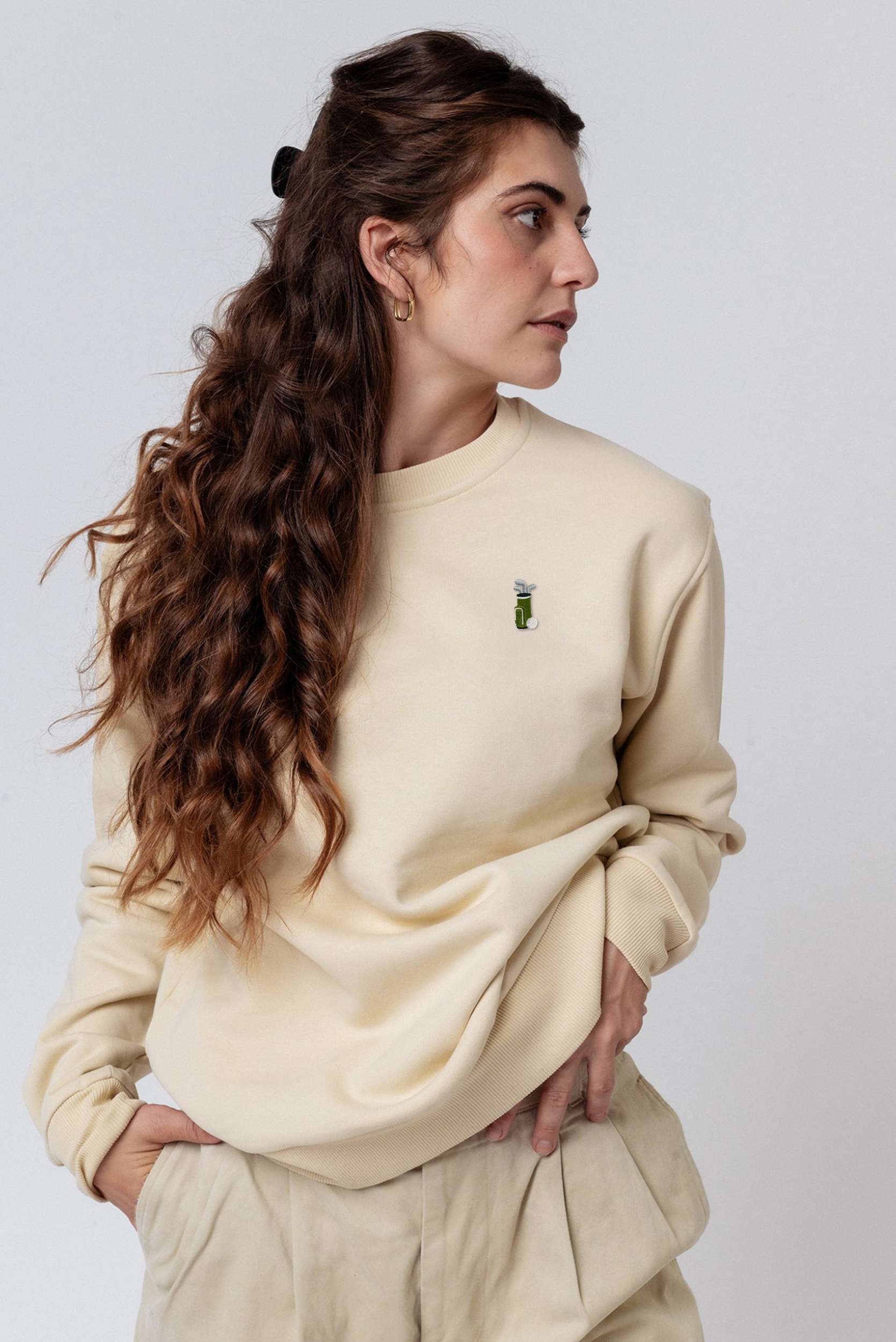 Golfbag | Besticker Bio Baumwoll Unisex Pullover