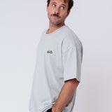 Gravelbike Beige | Heavy Oversized Bio Baumwoll T-Shirt
