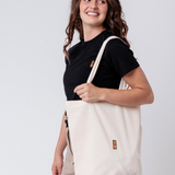 Voelkel Ingwer Shot  | Bestickte Bio Baumwoll Tasche