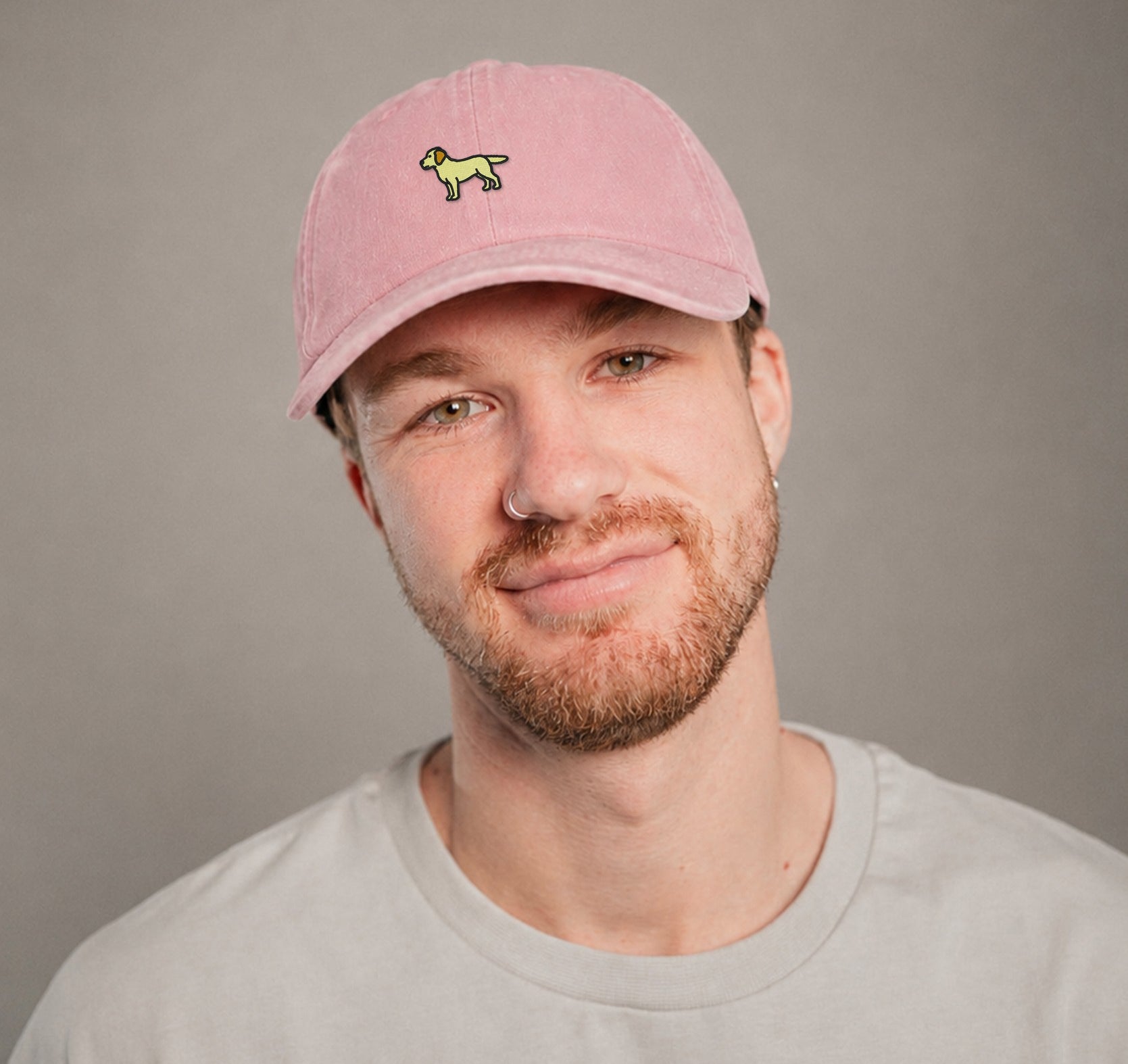 Labrador Gold Vintage Dusty Pink Vintage Cap