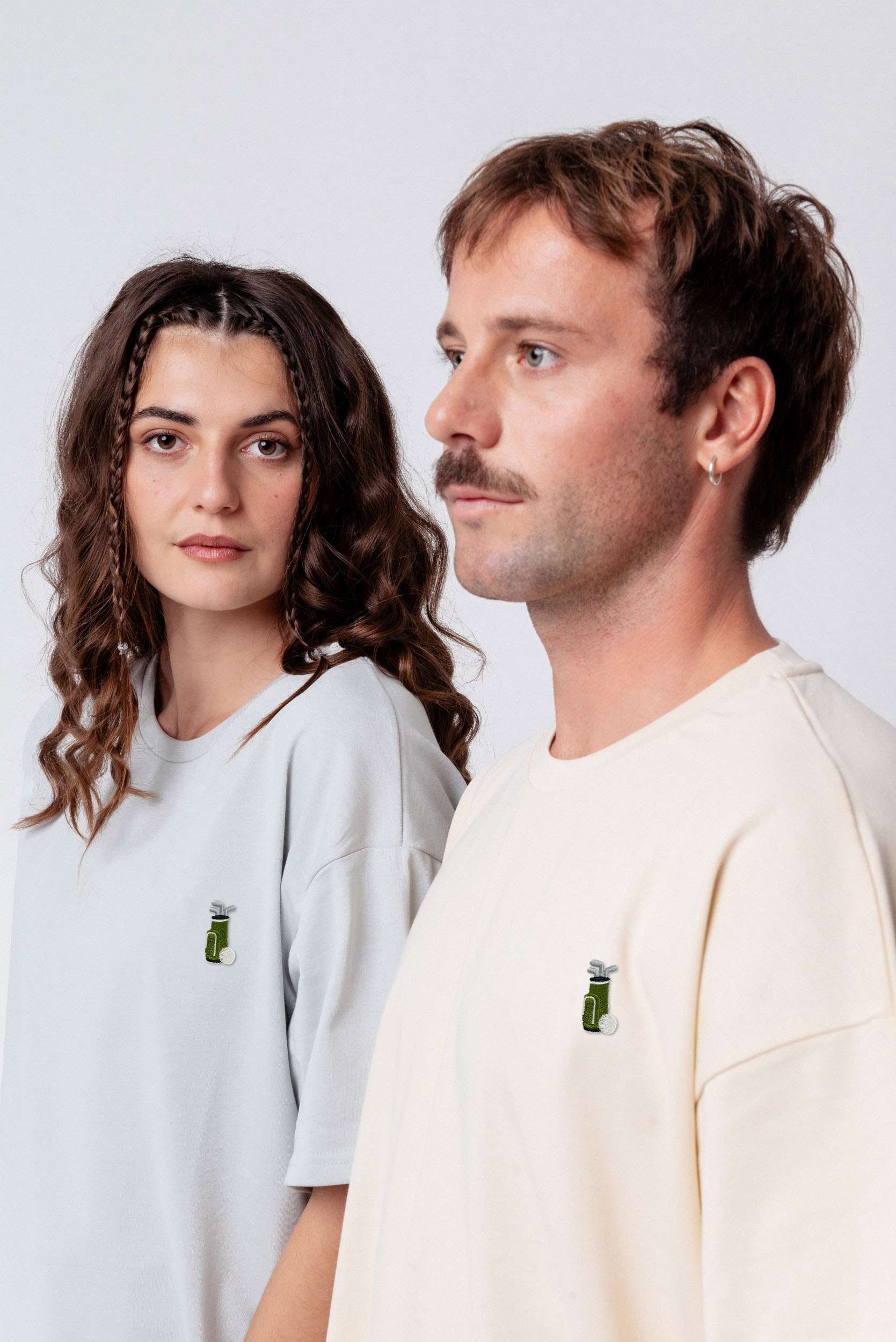 Golfbag T-Shirt Sand