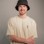Labrador Braun Schwarz Cord Bucket Hat