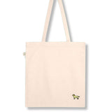 Labrador Gold | Bestickte Bio Baumwoll Tasche