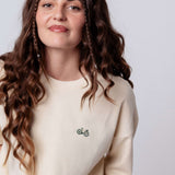 Gravelbike Beige | Heavy Oversized Bio Baumwoll T-Shirt