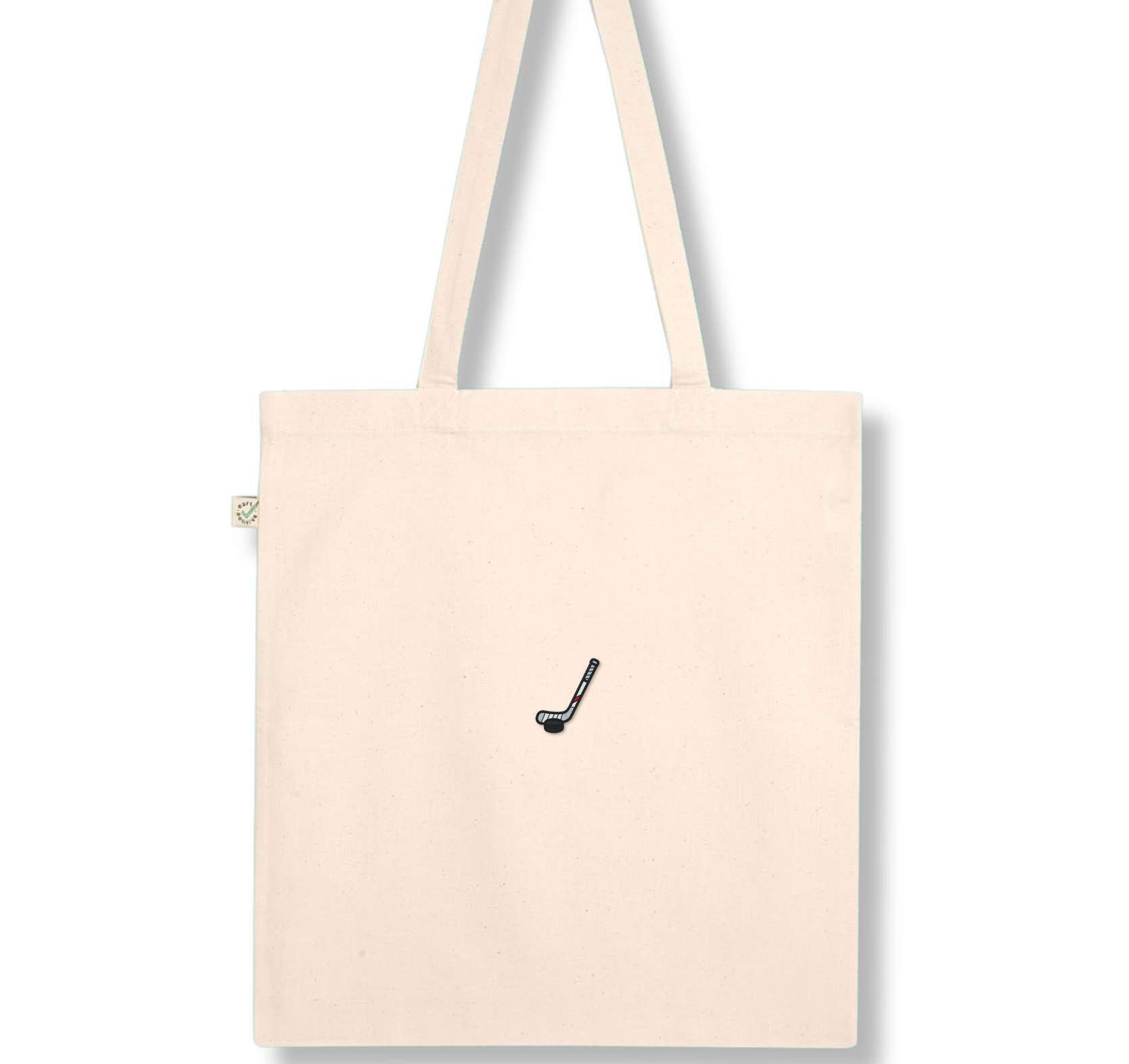 Eishockey | Bestickte Bio Baumwoll Tasche